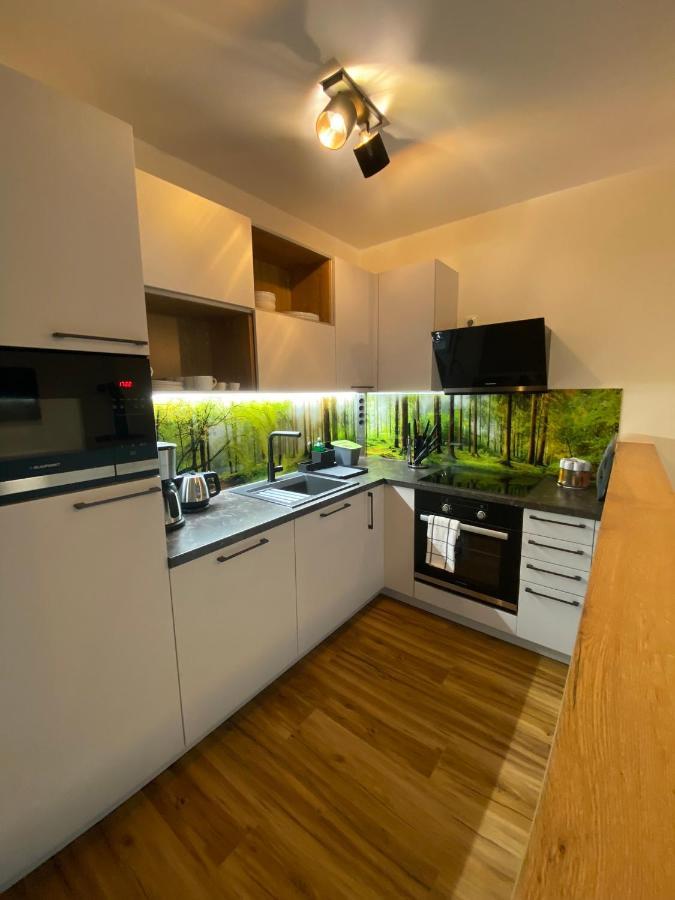 Barrierefreies Ferienapartment A2 Villa Wilisch 55Qm 앰츠버그 외부 사진