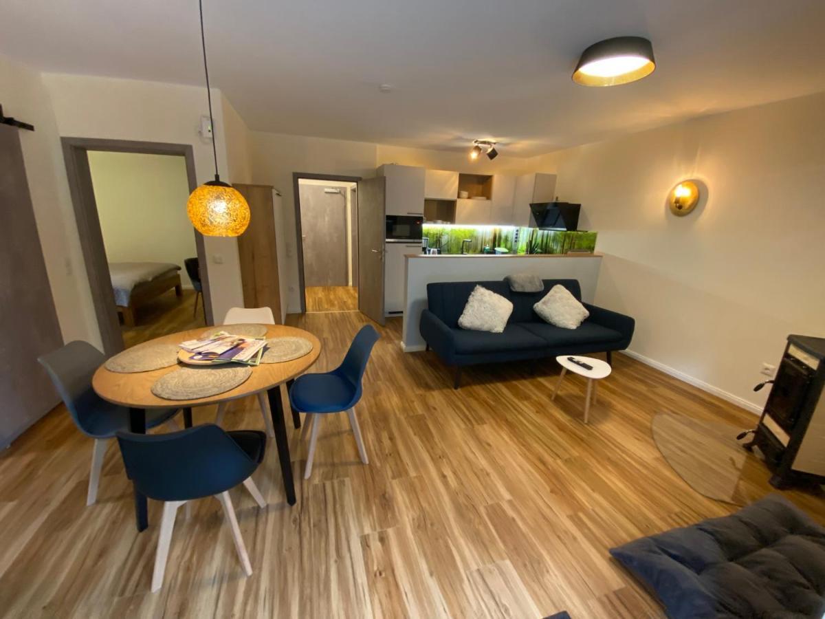 Barrierefreies Ferienapartment A2 Villa Wilisch 55Qm 앰츠버그 외부 사진